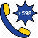 Uruguay Pais Codigo Internacional Icono