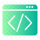 Codigos De Sites Desenvolvimento Web Codificacao Ícone