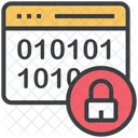 Cyber Security Coding Icon