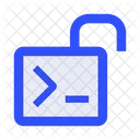 Coding Code Unlock Icon
