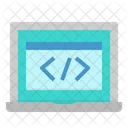 Web Code Screen Icon