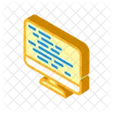 Coding Computer Screen Icon