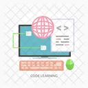 Code Learning Education Icon