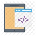 Coding Programming Tablet Icon