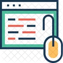 Moue Script Coding Icon