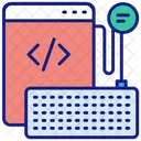 Coding Code Keyboard Icon