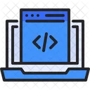 Coding Online Coding Web Icon
