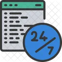 Coding Twenty 24 Hour Icon