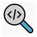 Coding Search Programming Icon