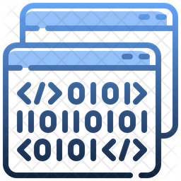 Coding Icon - Download in Gradient Style