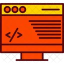 Coding Css Custom Code Icon