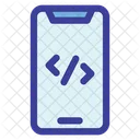 Coding Smartphone Mobile App Icon