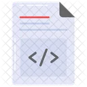 Coding Sheet Programming Icon