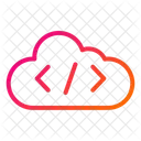Coding Cloud Computing Cloud Storage Icon