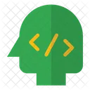 Coding Head Ui Icon