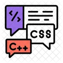 Coding Chat  Symbol