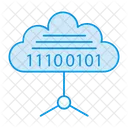 Cloud Server Coding Icon