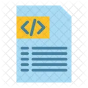 Coding File Coding Programming Icon