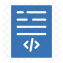 Coding File Coding Development Icon