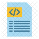 Coding File Coding Programming Icon