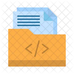 Coding Folder  Icon