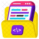 Coding Folder Coding Programming Icon