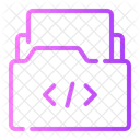 Storage Folder Coding Icon