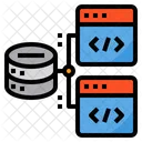Hosting Server Coding Icon