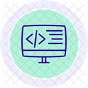 Coding Line Icon Icon