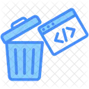 Coding Security Trash Icon