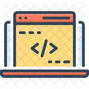 Coding Website Development Icon