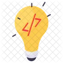 Coding Idea Innovation Bright Idea Icon