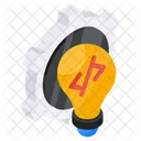 Coding Idea Innovation Bright Idea Icon