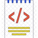 Coding in notepad  Icon