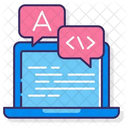 Coding Language  Icon