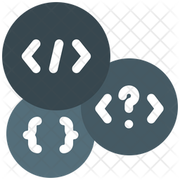 Coding Language Icon - Download in Flat Style