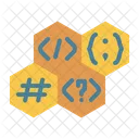 Coding Languages Comb  Icon