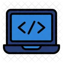 Coding laptop  Icon