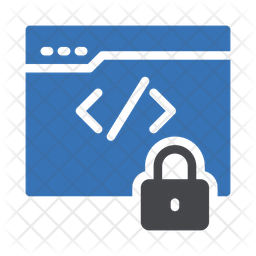 Coding Lock Icon - Download in Dualtone Style