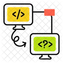 Coding Network Programming Network Coding Connection Icon
