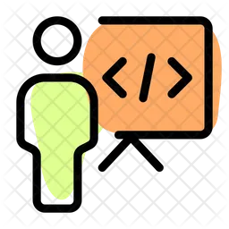 Coding Presentation  Icon