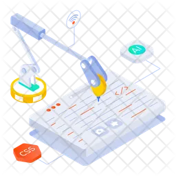 Coding robot  Icon