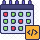 Coding Schedule  Icon