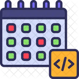 Coding Schedule  Icon