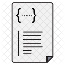 Coding Script  Icon