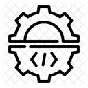 Coding Setting Seo Cogwheel Icon