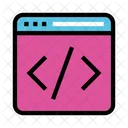 Coding Webpage  Icon
