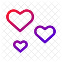 Coeur Romance Affection Icon