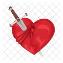 Coeur Brise Coeur Amour Icône