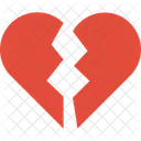 Coeur Brise Chagrin Douleur Emotionnelle Icône